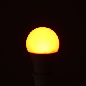 Лампа светодиодная RGB+W, с пультом , А60, 10 Вт, 800 Лм, Е27, 220 В