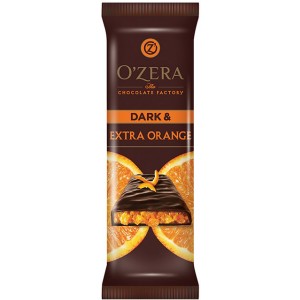Шоколадные батончики «O`Zera» Dark & Extra Orange