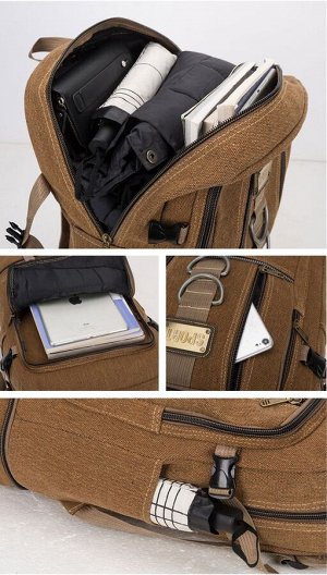 Рюкзак походный/туристический/дорожный, Многофункциональный рюкзак с возможность расширения