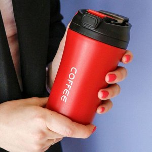 Термокружка «Hot coffee», red (420 ml)