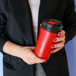 Термокружка «Hot coffee», red (420 ml)