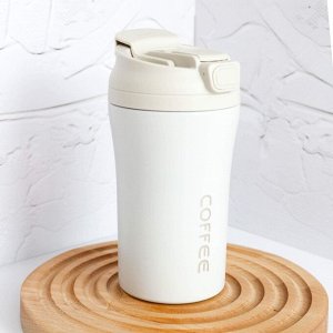 Термокружка «Hot coffee», white (420 ml)