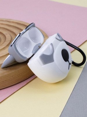Чехол для AirPods Pro "Angry huskies", grey