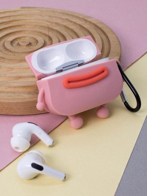 Чехол для AirPods Pro "Lazy frog", pink