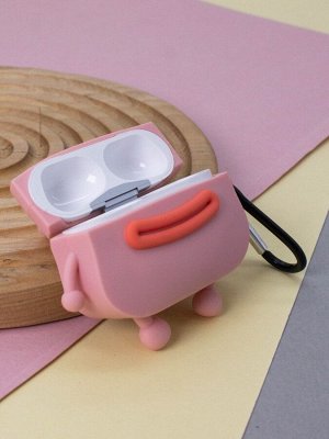 Чехол для AirPods Pro "Lazy frog", pink