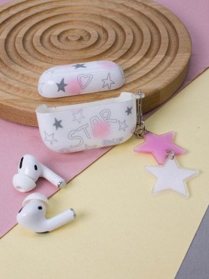 Чехол для AirPods Pro "Superstar", white