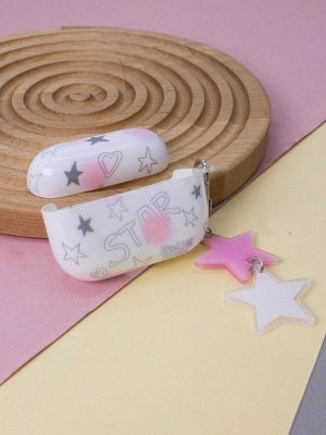 Чехол для AirPods Pro "Superstar", white