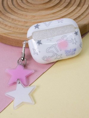 Чехол для AirPods Pro "Superstar", white