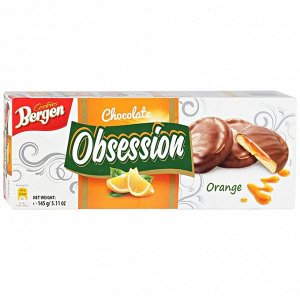 Печенье BERGEN OBSESSION Orange 128 г