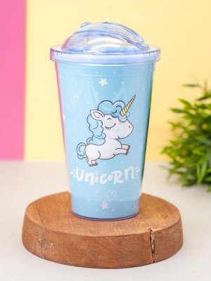Тамблер "Unicorn", blue