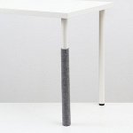 Когтеточка столбик на ножку стола, ковролин, 50 х 30 см, серая 9144289