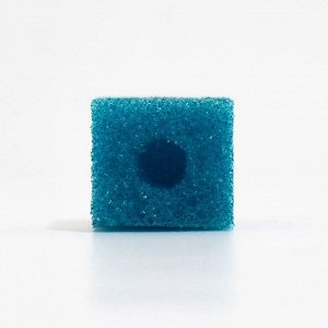 Губка прямоугольная для фильтра, серия F-Mini, крупнопористая, 3 х 3,5 х 7 см, синяя