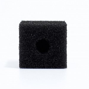 Губка прямоугольная для фильтра № 1, ретикулированная 30 PPI, 4 х 4,5 х 11 см, черная