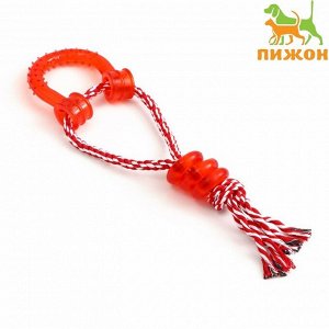 Игрушка тренировочная канатная «Карусель», 145 г, микс цветов