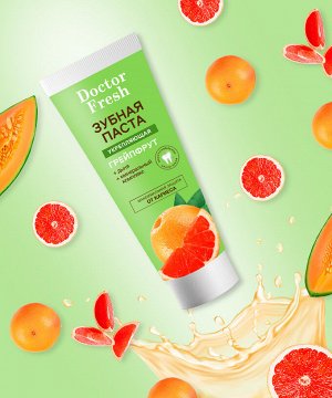 Зубная паста DOCTOR FRESH 75мл Укрепляющая Грейпфрут
