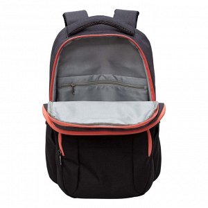 Молодежный женский повседневный рюкзак: вместительный, легкий, практичный, черный, серый