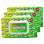 JOONIES Салфетки влажные детские c алоэ 64 шт*3