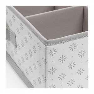 СВИРА
Набор коробок,3шт, серый, белый цветы
