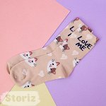 Носки &quot;Love Me&quot; cats, р.37-41