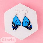 Серьги &quot;Butterfly Wings&quot; синие