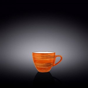 Чашка Wilmax Spiral, 110 мл, цвет оранжевый