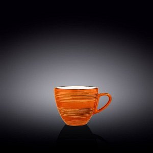 Чашка Wilmax Spiral, 190 мл, цвет оранжевый