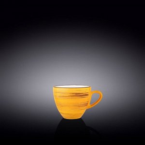 Чашка Wilmax Spiral, 110 мл, цвет жёлтый