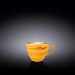 Чашка Wilmax Spiral, 190 мл, цвет жёлтый