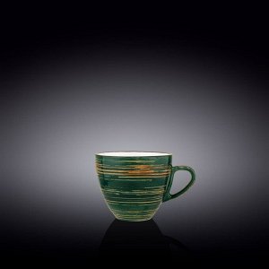 Чашка Wilmax Spiral, 190 мл, цвет зелёный