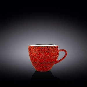Чашка Wilmax Splach, 300 мл, цвет красный