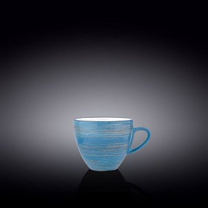 Чашка Wilmax Spiral, 190 мл, цвет голубой