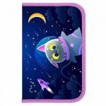 Пенал 2-х ств. 190х115х20 мм &quot;SPACE CAT&quot; ПКБ-СПК SchoolФормат {Россия}
