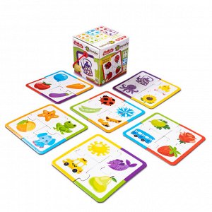 Пазлы "Собирай цвета" Baby Toys 24 эл