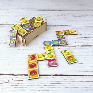 Игра «Домино - овощи, фрукты»