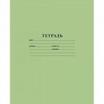 Тетрадь 18л клетка ЗЕЛЕНАЯ (076949) Хатбер {Россия}
