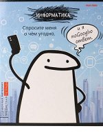 Тетрадь 48л &quot;Школьные мемасики&quot; по информатике 48-9652 Проф-Пресс {Россия}