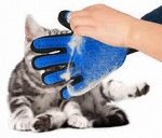 Универсальная перчатка для вычесывания шерсти животных- 99 р