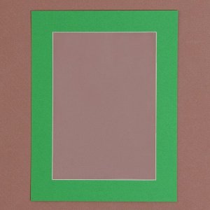 Паспарту размер рамки 21,5 x 16,5 см, прозрачный лист, клейкая лента, цвет зелёный