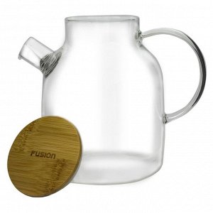 Заварочный чайник Fusion 02-120-02, 1200 мл, фильтр-пружинка, термостойкое стекло
