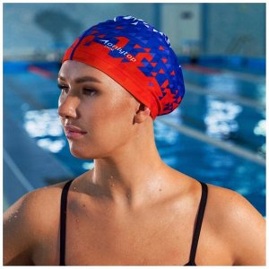 ONLITOP Шапочка для плавания взрослая ONLYTOP Swim, тканевая, обхват 54-60 см