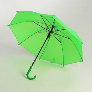 Зонт детский полуавтоматический d=86см, цвет зелёный