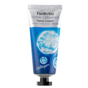 Крем для рук с коллагеном FarmStay Visible Difference Collagen Hand Cream, 100гр