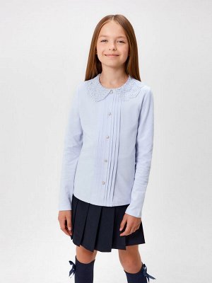 Блузка детская для девочек Esma светло-голубой