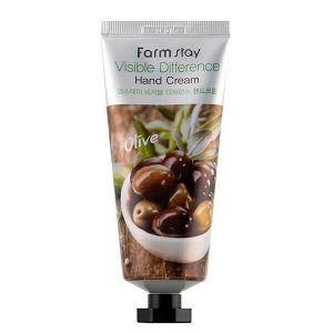 Крем для рук маслом оливы FarmStay Visible Difference Hand Cream Olive, 100гр