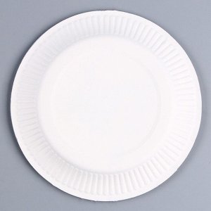 Набор бумажной посуды «С праздником!»: 6 тарелок, 6 стаканов