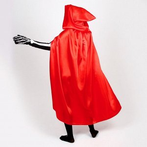 Карнавальный костюм «Хэллоуин красный», плащ 120 см, маска, гольфы, перчатки