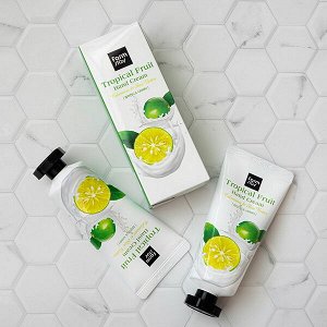 Крем для рук с маслом ши и каламанси FarmStay Tropical Fruit Hand Cream Calamansi & Shea Butter, 50мл