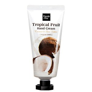 Крем для рук с маслом ши и кокосом FarmStay Tropical Fruit Coconut & Shea Butter Hand Cream, 50мл