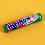 Жевательная резинка Mentos жидкий центр Арбуз ролл, 15.5 г