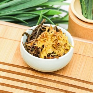 Китайский связанный зеленый чай, 50 г, желтая хризантема